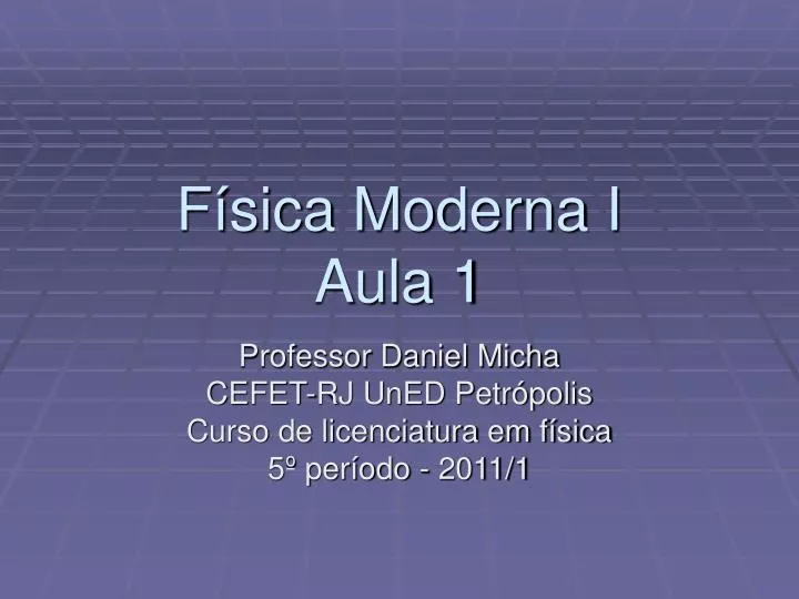 f sica moderna i aula 1