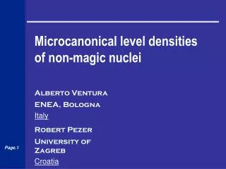 Microcanonical level densities of non-magic nuclei