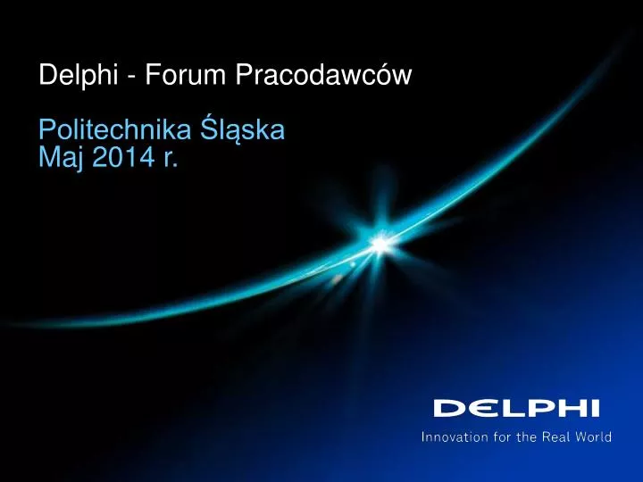 delphi forum pracodawc w politechnika l ska maj 2014 r