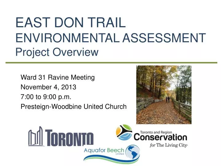 east don trail environmental assessment project overview