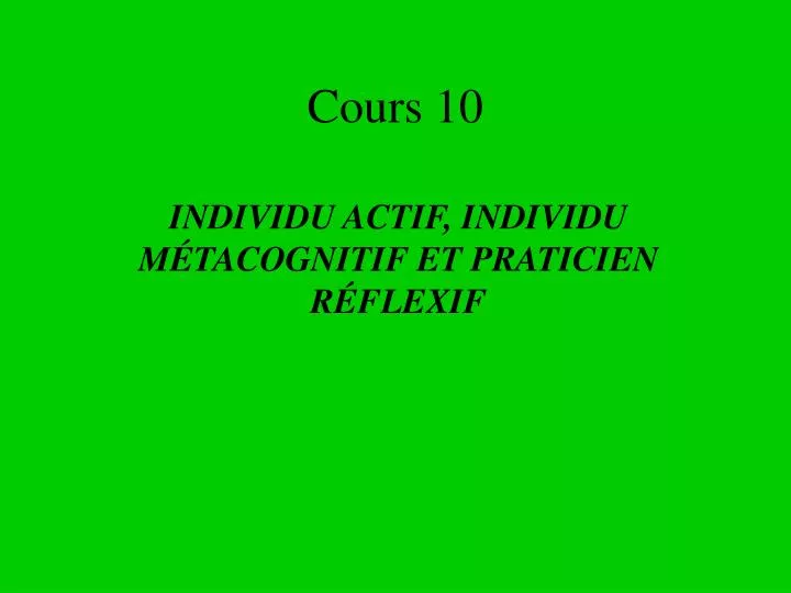 cours 10