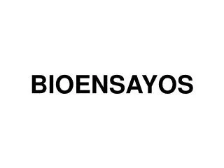 bioensayos