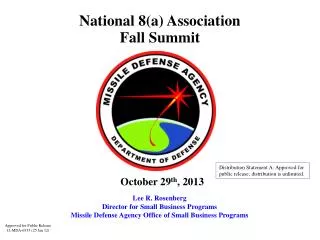 National 8(a) Association Fall Summit