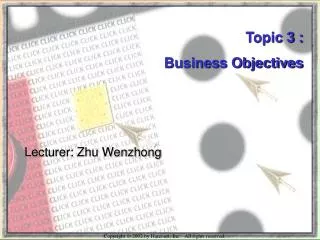 Lecturer: Zhu Wenzhong