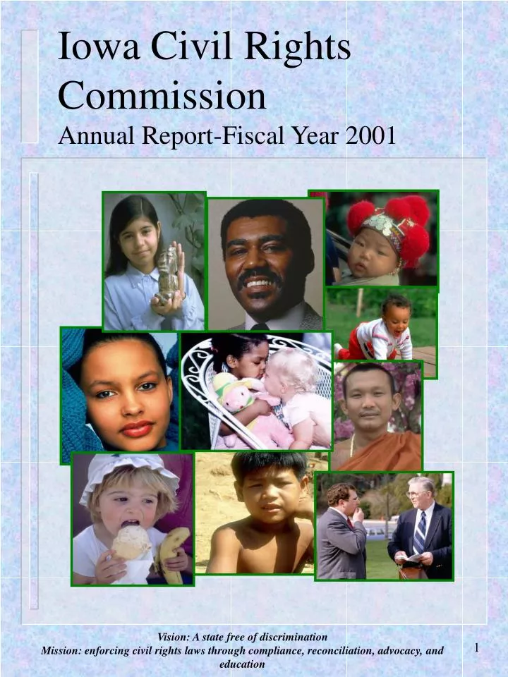 iowa civil rights commission annual report fiscal year 2001