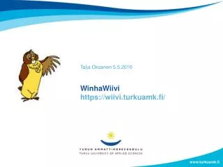 WinhaWiivi https://wiivi.turkuamk.fi/