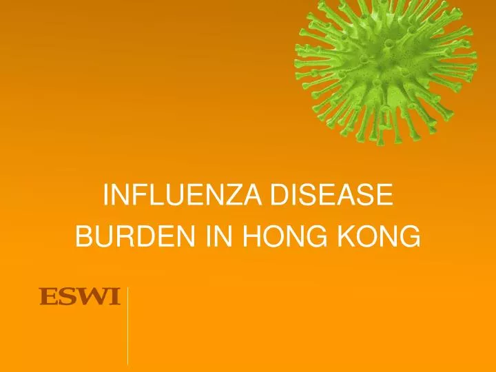 influenza disease burden in hong kong