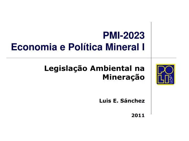 pmi 2023 economia e pol tica mineral i
