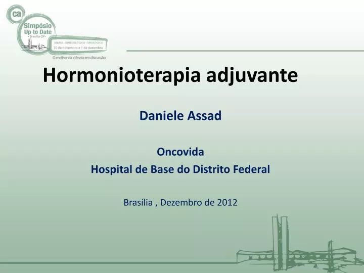 hormonioterapia adjuvante