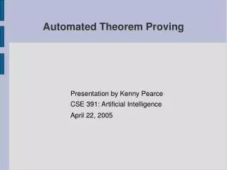 Automated Theorem Proving