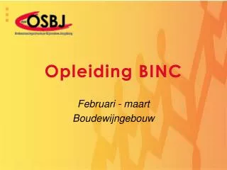 opleiding binc