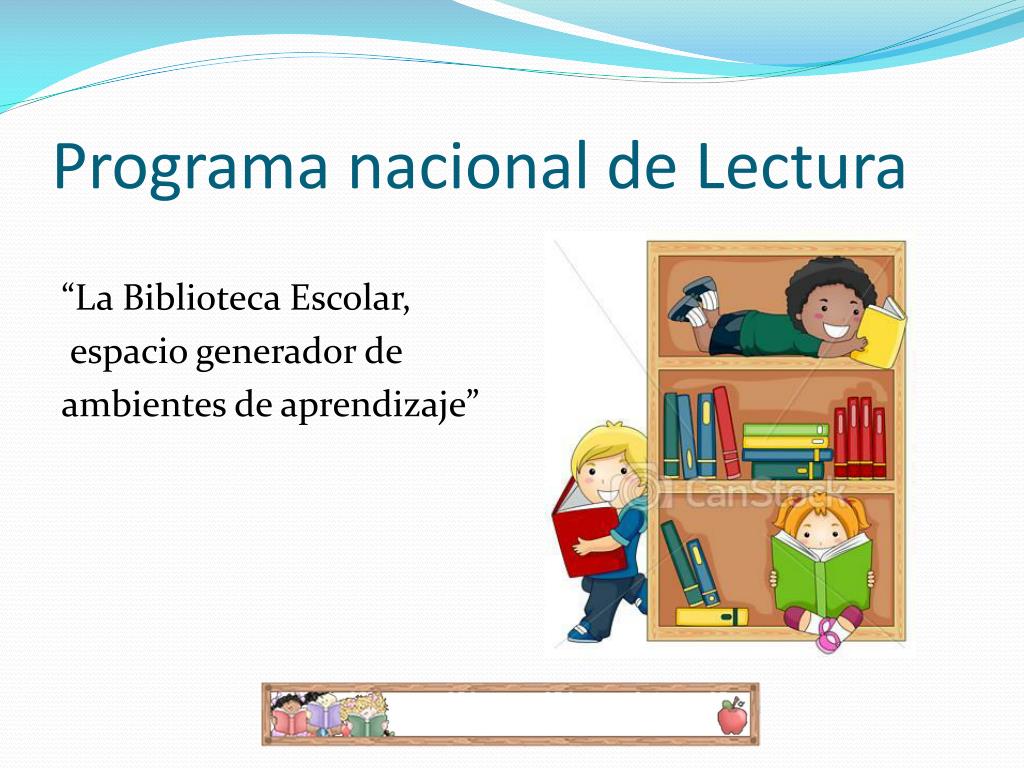 PPT - Programa nacional de Lectura PowerPoint Presentation, free