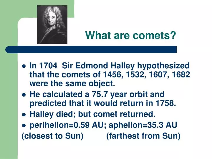 what are comets
