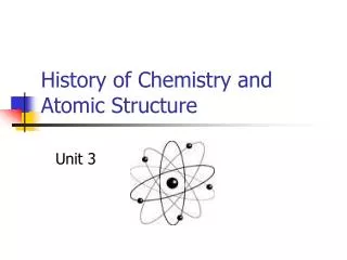 PPT - The History of Chemistry PowerPoint Presentation, free download ...