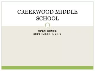 CREEKWOOD MIDDLE SCHOOL
