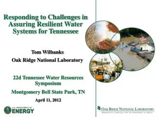 Responding to Challenges in Assuring Resilient Water Systems for Tennessee