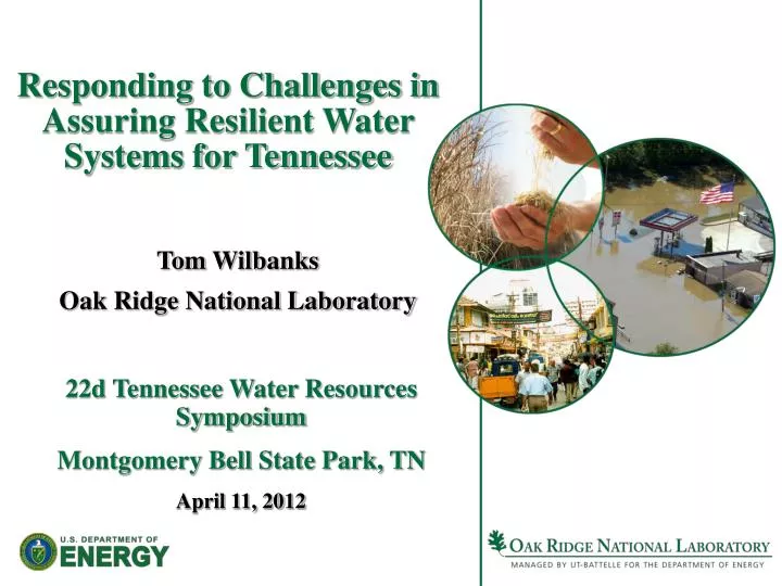 responding to challenges in assuring resilient water systems for tennessee