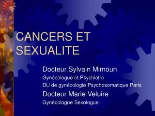 cancers et sexualite