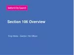 Section 106 Overview - slide 1