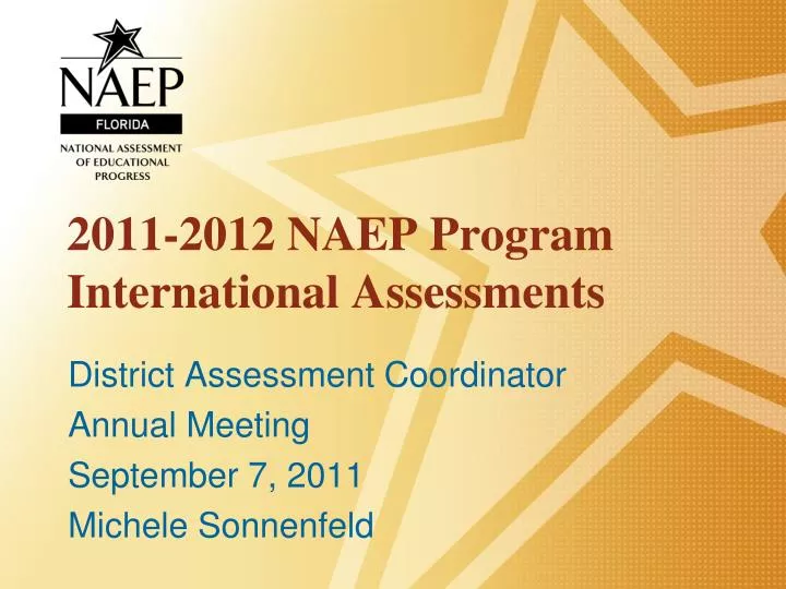 2011 2012 naep program international assessments