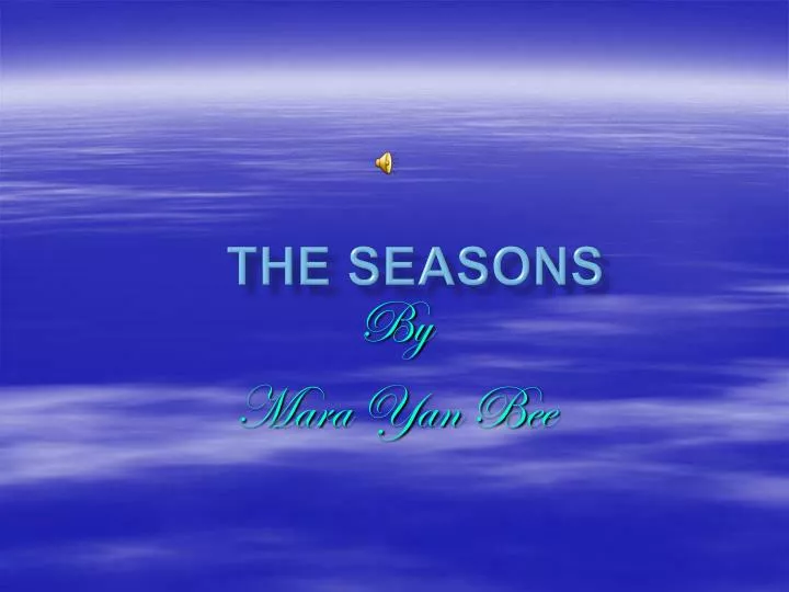 the seasons