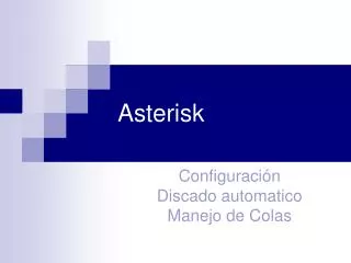 asterisk