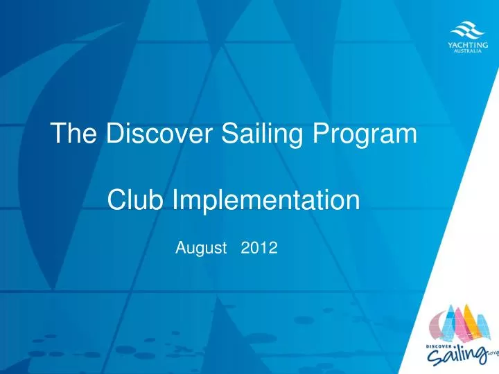 the discover sailing program club implementation