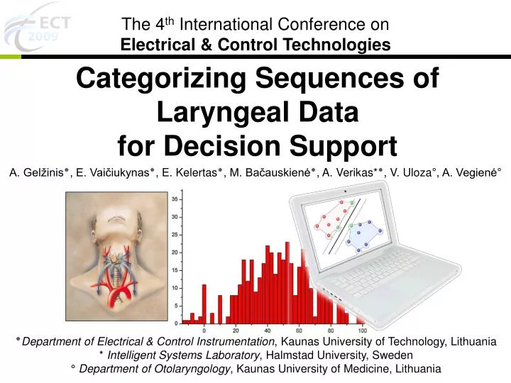 categorizing sequences of laryngeal data for decision support