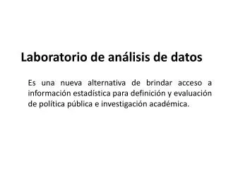 laboratorio de an lisis de datos