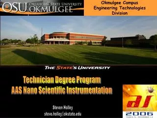 Okmulgee Campus Engineering Technologies Division