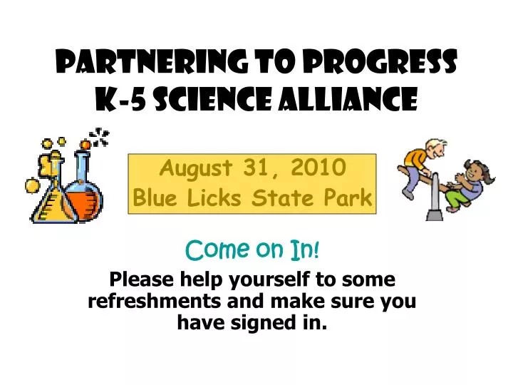 partnering to progress k 5 science alliance