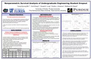 Nonparametric Survival Analysis of Undergraduate Engineering Student Dropout