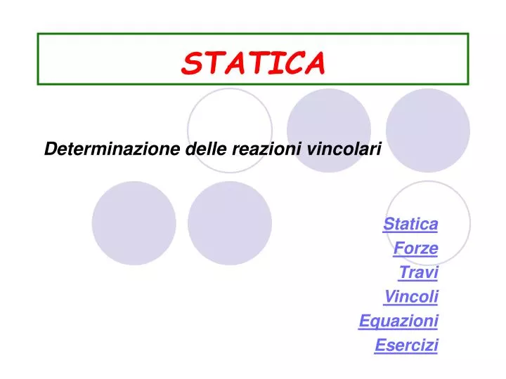 statica