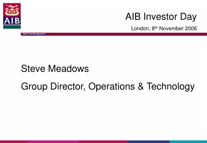 steve meadows group director operations technology
