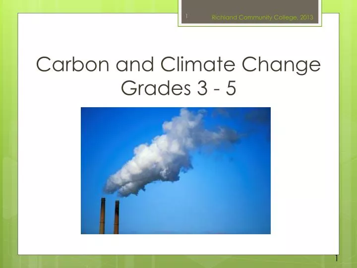 carbon and climate change grades 3 5