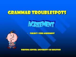 Grammar Troublespots