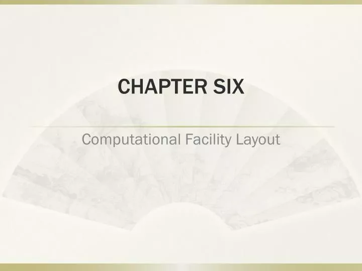 chapter six