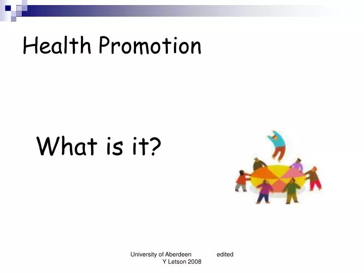 health promotion