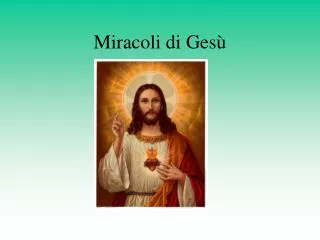 miracoli di ges