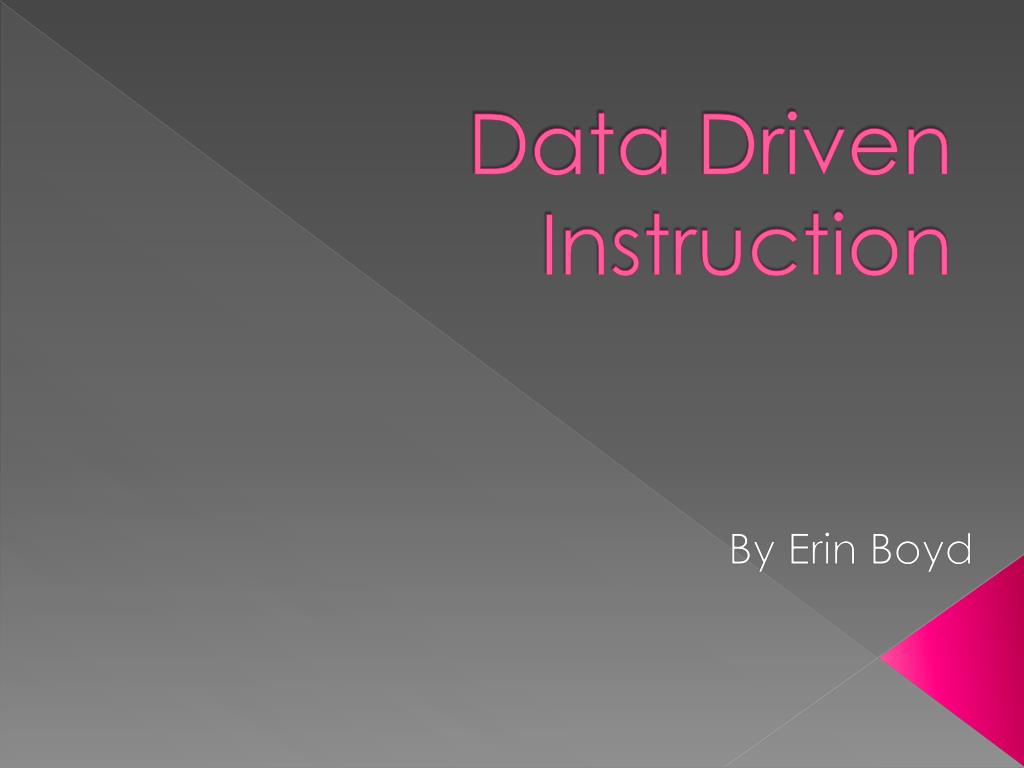PPT - Data Driven Instruction PowerPoint Presentation, free download ...