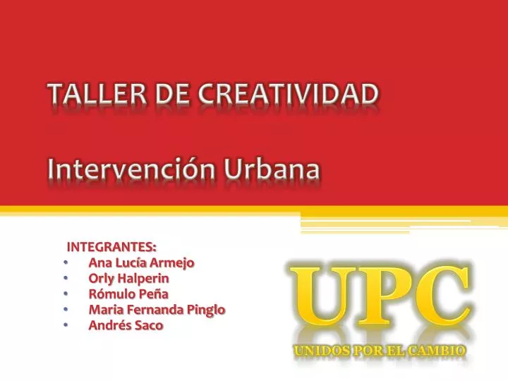 taller de creatividad intervenci n urbana