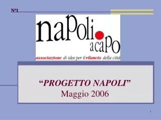 progetto napoli maggio 2006