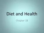 Diet and Health - slide 1