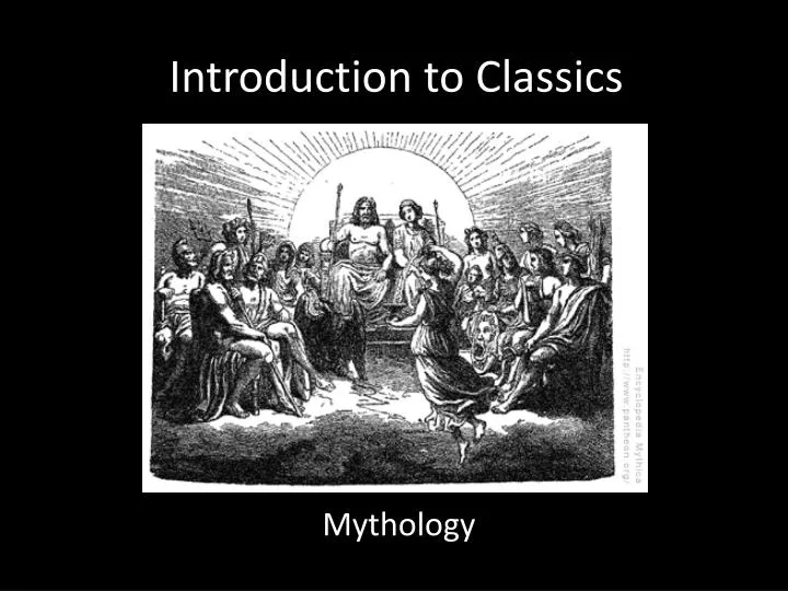 introduction to classics