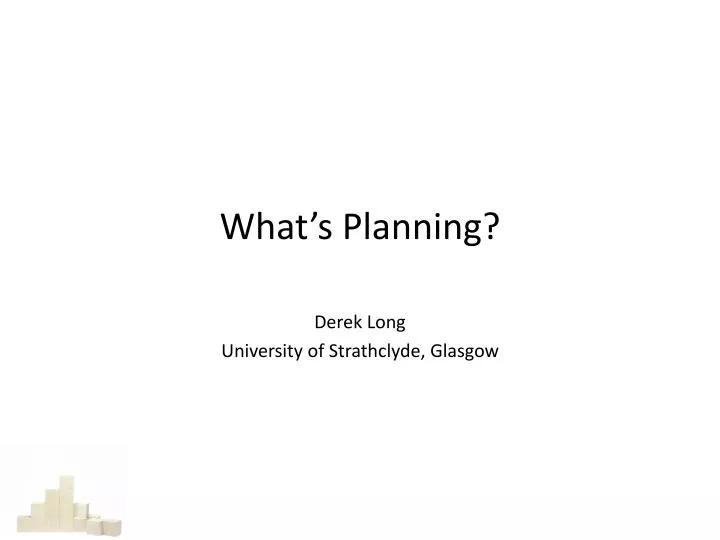 what s planning
