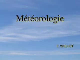m t orologie