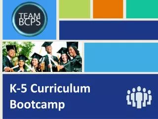 K-5 Curriculum Bootcamp