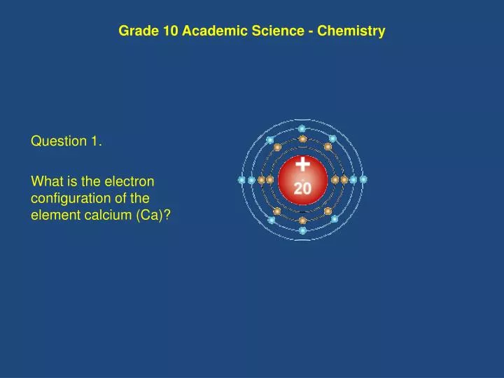 grade 10 academic science chemistry