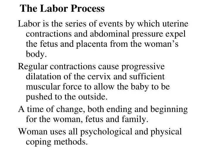 the labor process