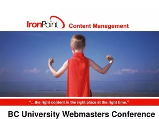 BC University Webmasters Conference